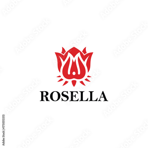 Rosella Logo Vector Minimalist Vector