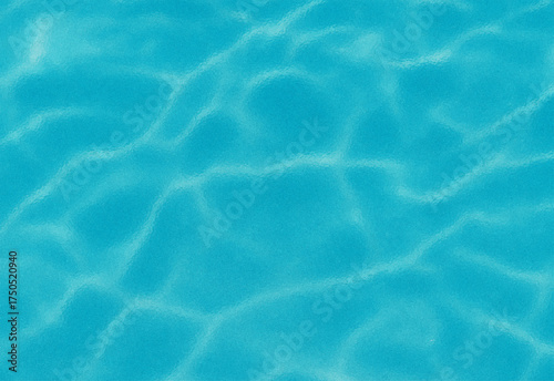 Beautiful azure water surface, ideal background for aquatic concepts, serene environment, perfect for summer themes, creating a sense of tranquility and coolness