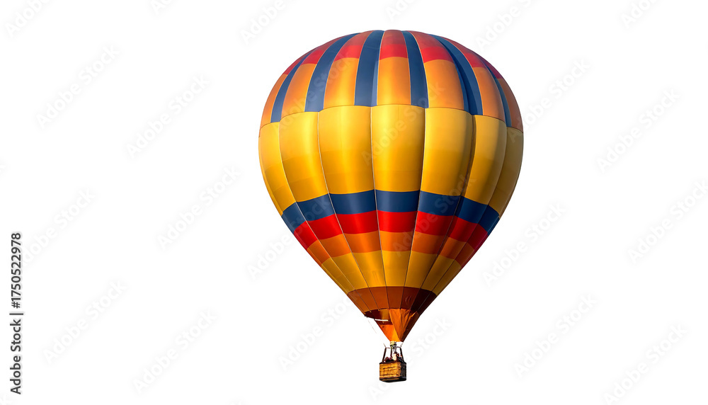 Obraz premium Colorful Hot Air Balloon Floating in the Sky.