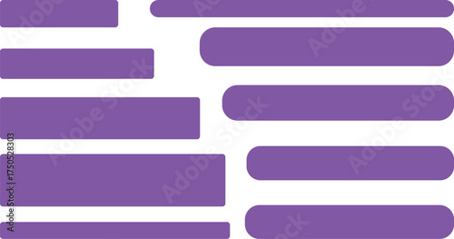 角の丸いオレンジ色の長方形が複数配置されている抽象的なデザイン。SNSの会話の背景に使われる。