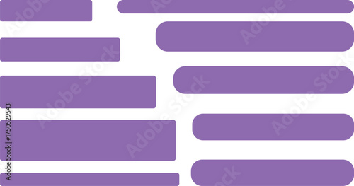 角の丸いオレンジ色の長方形が複数配置されている抽象的なデザイン。SNSの会話の背景に使われる。