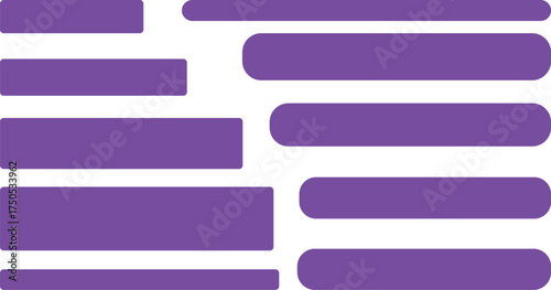 角の丸いオレンジ色の長方形が複数配置されている抽象的なデザイン。SNSの会話の背景に使われる。