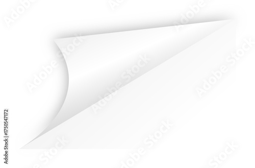 Page curl graphic element