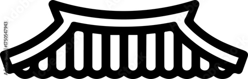 기와 지붕 아이콘