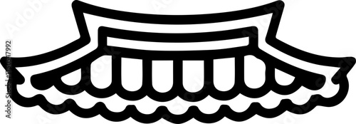 전통 기와 지붕