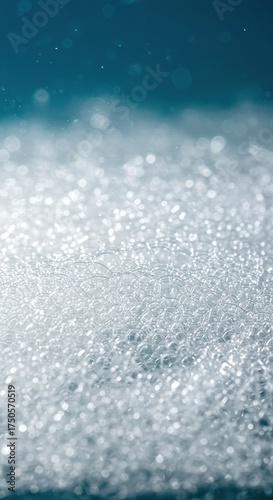 Light and airy abstract background created by delicate white foam bubbles, perfect for clean designs and soft textures ,ethereal ,studio ,foam