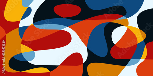 Abstract colorful liquid psychedelic background. Vector illustration. Wavy pattern. Liquid texture for cover design