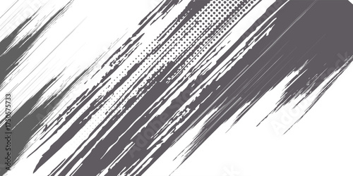 Grunge brush stroke background. White brush stroke isolated on abstract white background.