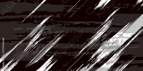 Distressed background in black and white texture with  dark spots, scratches and lines. Abstract illustration