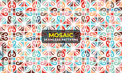 Bright and Creative 90s Pattern Background with Seamless Retro Vector Design