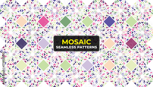 Aesthetic Colorful Pattern Background for Trendy Modern Design Collections