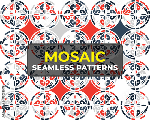 Bright and Creative 90s Pattern Background with Seamless Retro Vector Design