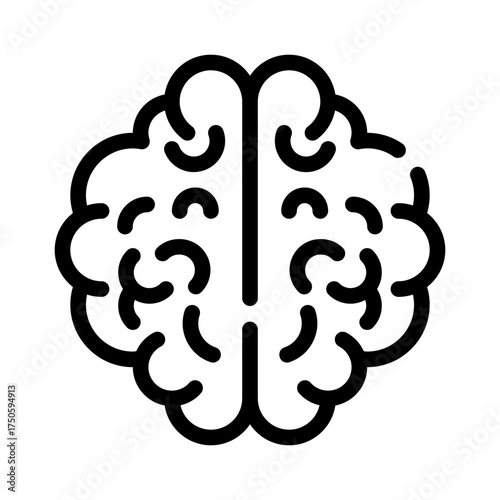 brain line icon