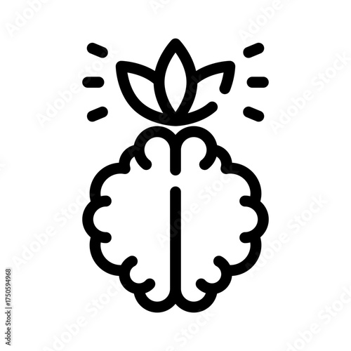 mind line icon