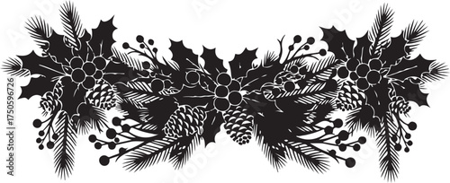 Silhouette of a tall classic lighthouse standing beside a small keeper s house on a white background, Generative Ai
