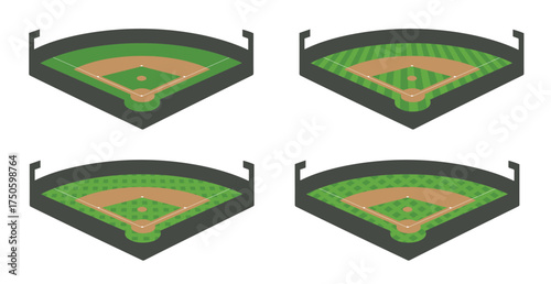 Baseball Fields Set