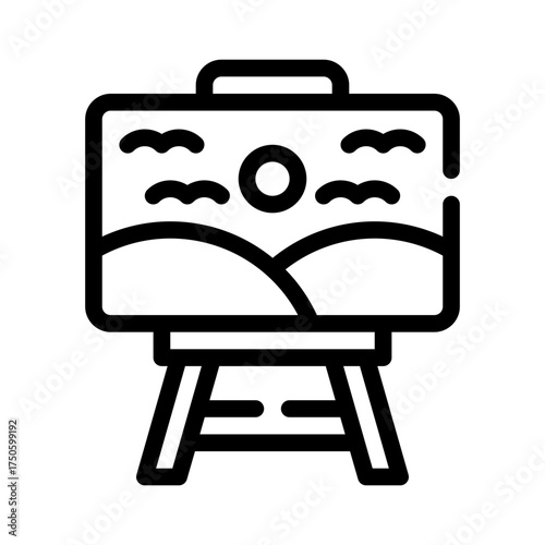 canvas line icon
