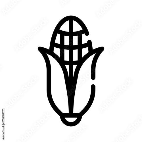 corn line icon