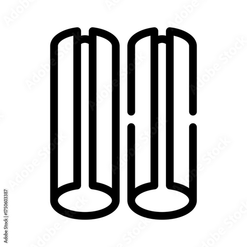 cinnamon stick line icon