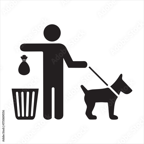 Clean after your dig vector sign