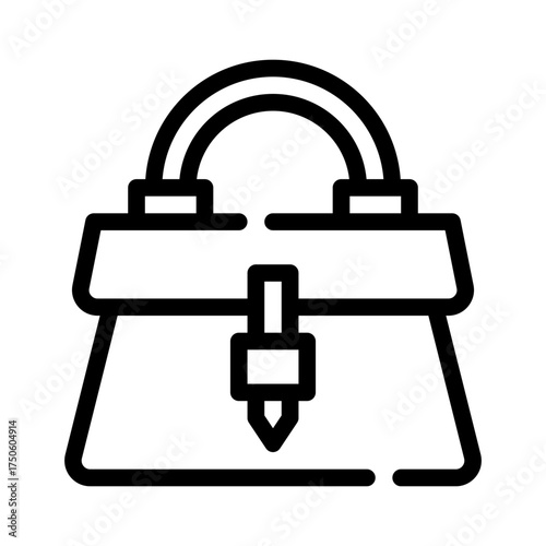 purse line icon