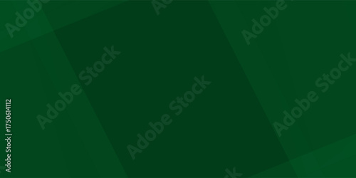Modern Geometric Green Background with Diagonal Stripes and Gradients. Vector Minimalist Backdrop art