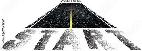 Vector Print Textured Tire Track . Design Element . Car tread silhouette . From start to finish, race .grunge tire texture. Tyre track banner