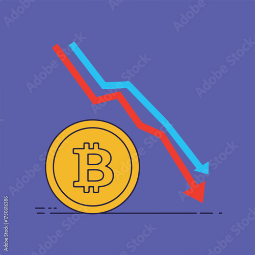 Simple Graphic: Bitcoin Price Downturn and Market Decline