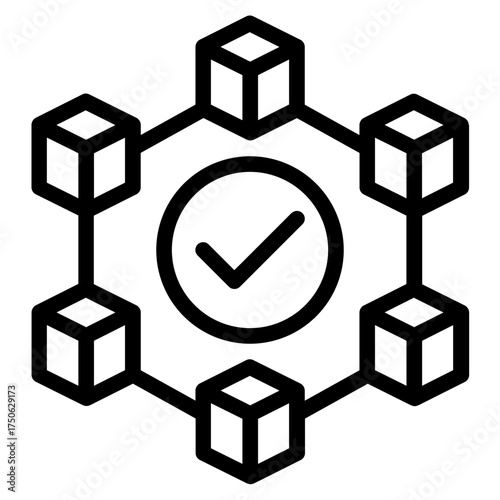 Blockchain Security Icon