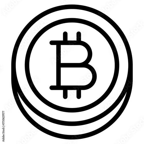 Cryptocurrency Bitcoin Icon