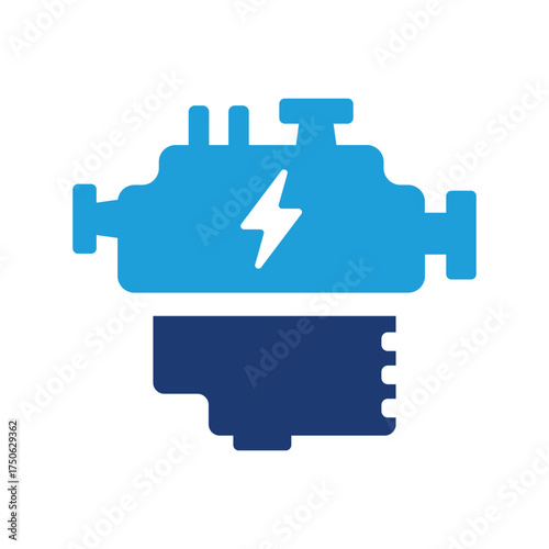 Electric motor icon
