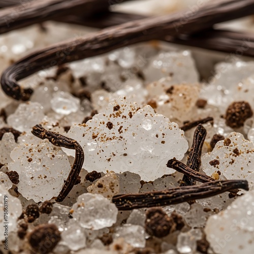 Vanilla Bean Infused Sea Salt - A Culinary Delight.