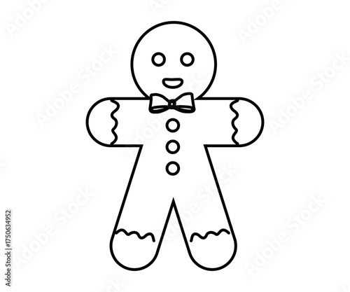 gingerbread man with a cookie