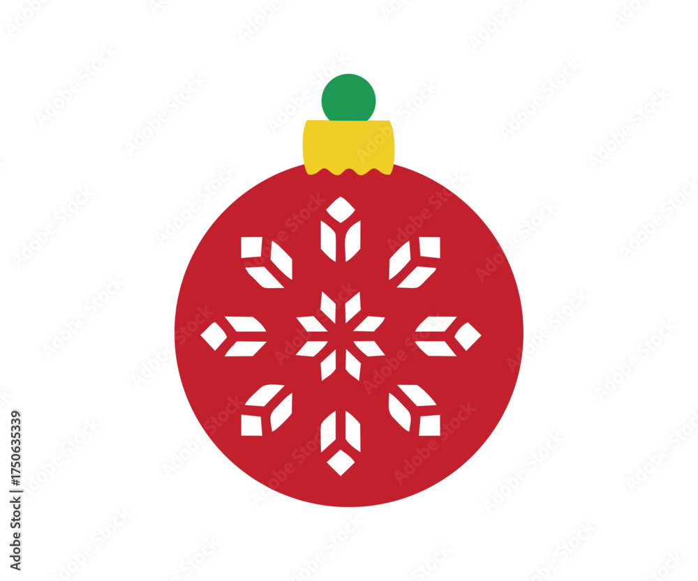 Fototapeta premium christmas ball tree ornament
