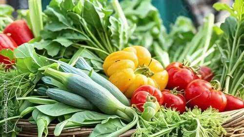 Lots of vegetables
