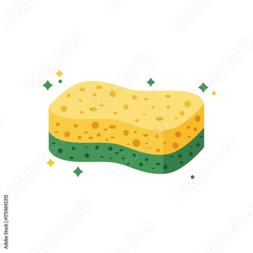 Flat Design Window Squeegee Icon