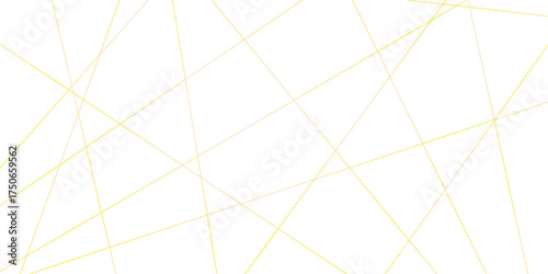 Luxury banner golden geometric lines overlap design. Golden Seamless random chaotic lines on transparent background.	