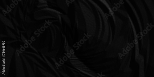 Black crumpled paper texture. Black wrinkled paper texture. Black paper texture. Black crumpled and top view textures can be used for background of text or any contents .