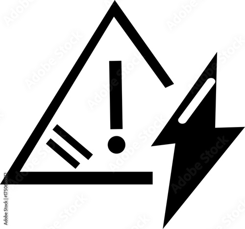 black, lightning, bolt, energy, symbol, silhouette, high, voltage, power, flat, thunderbolt, icon, electricity, speed, isolated, vector, transparent, background, electric, hazard, warning, flash, char