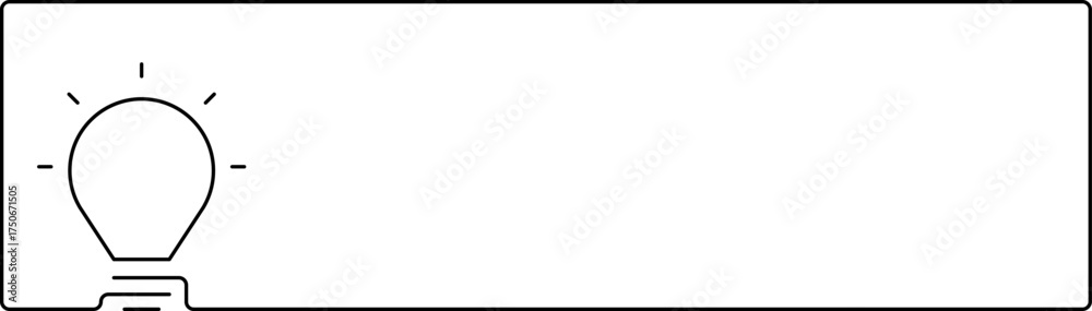 Obraz premium Idea creative banner sign different Light bulb icon. Innovation symbol and creative concept. Vector illustration