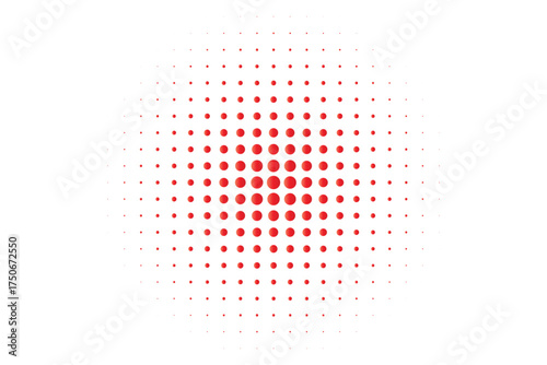 Pop art dot background. Pop art halftone spotted element. Halftone blue color dot. Pop art dotted on white background. Cartoon pop art circle, comic style bubble template