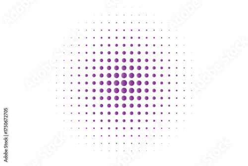 Pop art dot background. Pop art halftone spotted element. Halftone blue color dot. Pop art dotted on white background. Cartoon pop art circle, comic style bubble template