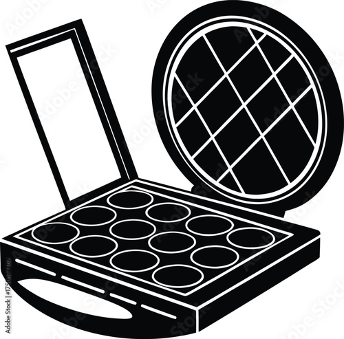 Empty void of deep darkness, a stark minimalist background concept