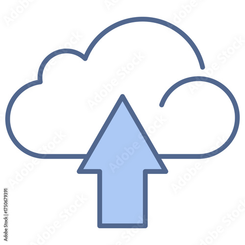Backup Server Blue Icon