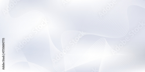 Abstract background with flowing lines. Digital future technology swirl vortex gradient simple art modern
