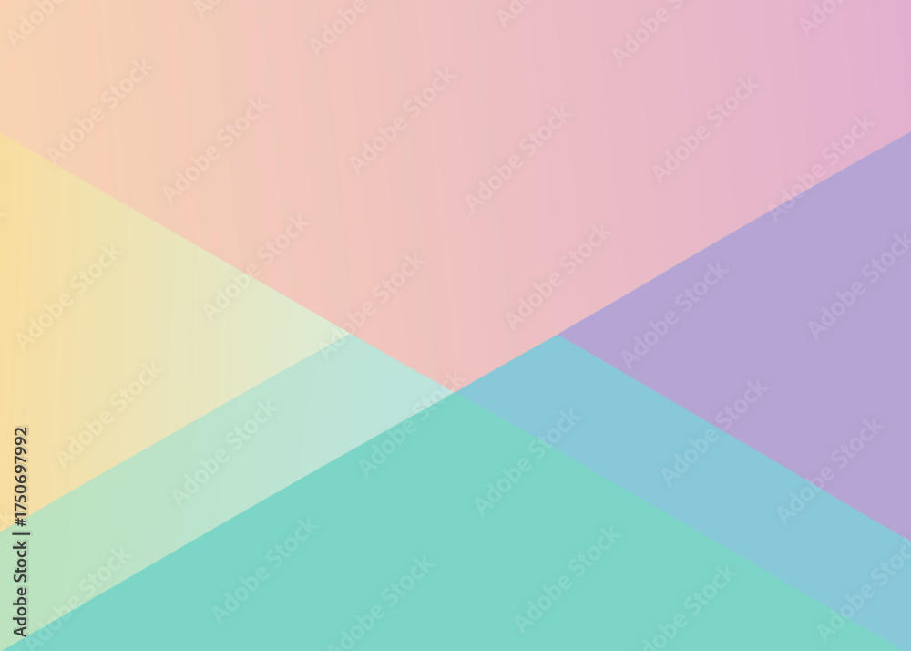 Fototapeta premium Pastel gradient ripple prism colors inspired background