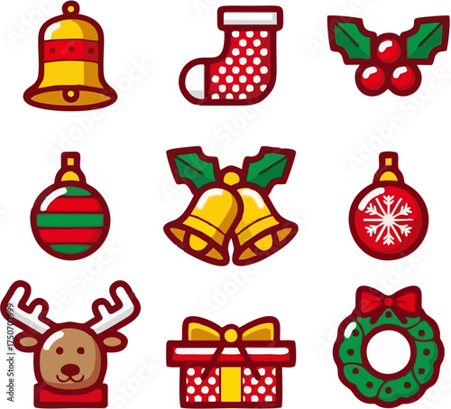 vectorr off Christmass holida...