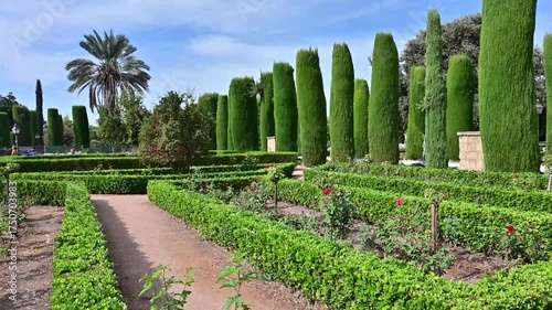 Gardens of the Alcázar of Seville, Spain