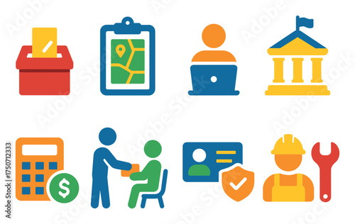 Municipality Activities Icons