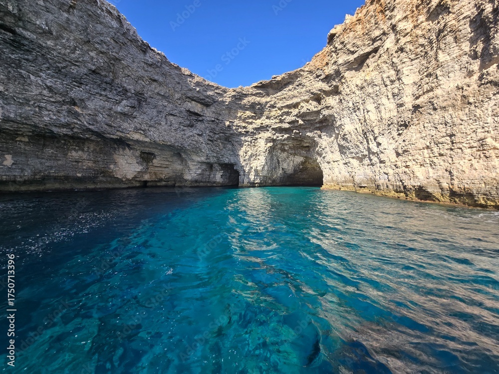 Fototapeta premium Cliffs at Blue Lagoon Malta